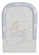Доска пеленальная Polini kids Зайки на облачках с бортиками, фото Доска пеленальная Polini kids Зайки на облачках с бортиками,. Фото №2