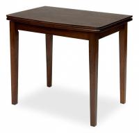 Стол TEODORO (mod. F-SHR3624RD W4) дерево гевея/мдф, 60x90(90x120)x76см, walnut (орех). Фото №1