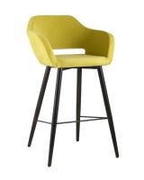 Стул барный Саймон велюр золотистый фото Стул барный Саймон велюр золотистый. Фото №1