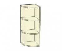 Шкаф настенный угловой открытый Злата ЗТ-3928/М (-01). Фото №1