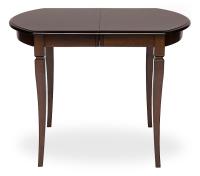 Стол раскладной Modena (MD-T4EX) дерево гевея/мдф, 100+29х75х75 см, Tobacco. Фото №1