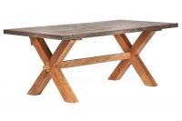 Стол обеденный Secret De Maison Kalido (Калидо) (Серый/натуральный) фото Стол обеденный Secret De Maison Kalido (Калидо) (Серый/натуральный)