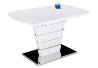 Стол стеклянный Space 160 белый. Фото №1