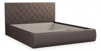 Ника Кровать 1.6 шоколад (экокожа) Ника Кровать 1.6 шоколад (экокожа)