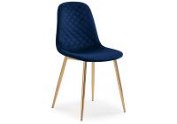 Стул Dabl dark blue / gold фото Стул Dabl dark blue / gold. Фото №1