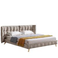 Кровать HUSK 8705 бежевая фото Кровать HUSK 8705 бежевая. Фото №1