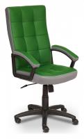 Компьютерное кресло TRENDY кож/зам/ткань,  зеленый/серый, 36-001/12