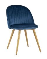 Стул Лион Страйпс велюр голубой фото Стул Лион Страйпс велюр голубой. Фото №1