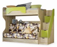 Кровать двухъярусная Акварель НМ 037.43 М2. Фото №1