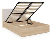 Зара Кровать 1.4 Люкс дуб сонома/белый Зара Кровать 1.4 Люкс дуб сонома/белый