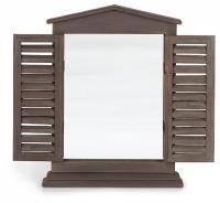 Зеркало садовое Secret de Maison Ajian (mod. PL08-35630) дерево, 46*5*59, Античный коричневый фото Зеркало садовое Secret de Maison Ajian (mod. PL08-35630) дерево, 46*5*59, Античный коричневый. Фото №1