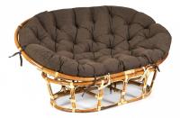 Кресло MAMASAN ECO SKIN  / с подушкой / Natural (натуральный), ткань Коричневый, 3М7-147. Фото №1