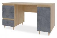 Киото СТЛ.339.06 Стол Дуб небраска/Бетон тёмный фото Киото СТЛ.339.06 Стол Дуб небраска/Бетон тёмный. Фото №1