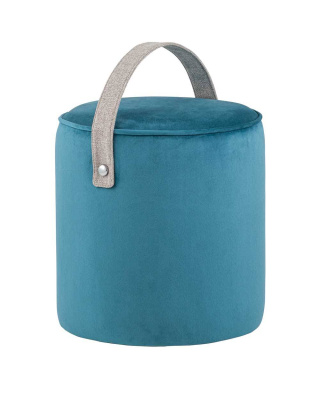 Пуф Джерри велюр темно-бирюзовый фото Пуф Джерри велюр темно-бирюзовый. Фото №2