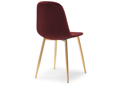 Стул Dabl wine red / gold фото Стул Dabl wine red / gold. Фото №4