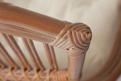 Кресло из натурального ротанга Levy. Фото