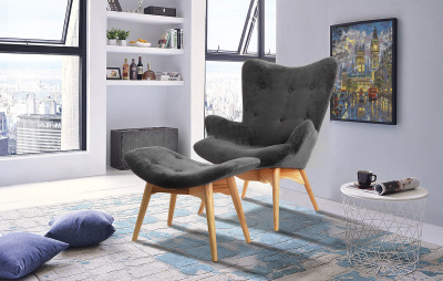 Кресло DC917 графит HE492-10 фото Кресло DC917 графит HE492-10. Фото