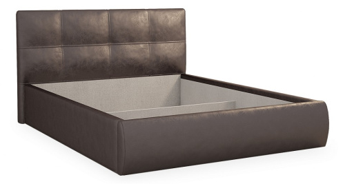 Куба Кровать 1.4 шоколад (экокожа). Фото №1