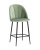Стул полубарный Логан велюр фисташковый фото Стул полубарный Логан велюр фисташковый. Фото №2