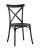 Стул Кроссбэк пластиковый черный. Фото №1
