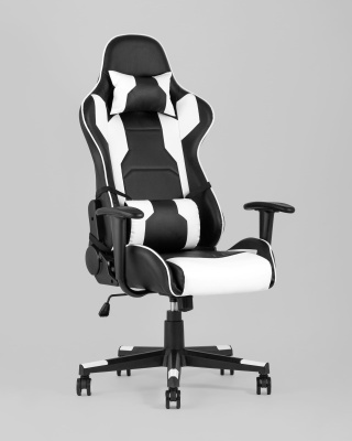 Кресло игровое TopChairs Diablo белое фото Кресло игровое TopChairs Diablo белое. Фото №3