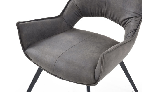 Стул DC1241 серый/черный. Фото №11