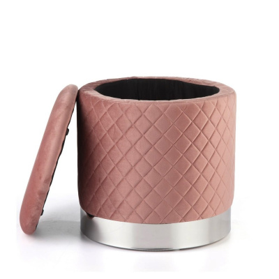 Пуф FS-006-40SV пепельно розовый фото Пуф FS-006-40SV пепельно розовый. Фото №3