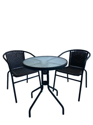 Комплект садовый "Бистро" BISTRO с круглым столом. Фото