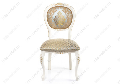 Стул деревянный Adriano 2 молочный / патина. Фото