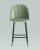 Стул полубарный Логан велюр фисташковый фото Стул полубарный Логан велюр фисташковый. Фото №5