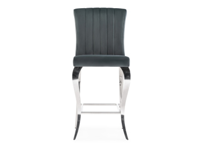 Барный стулья Joan dark grey / steel фото Барный стулья Joan dark grey / steel. Фото №2