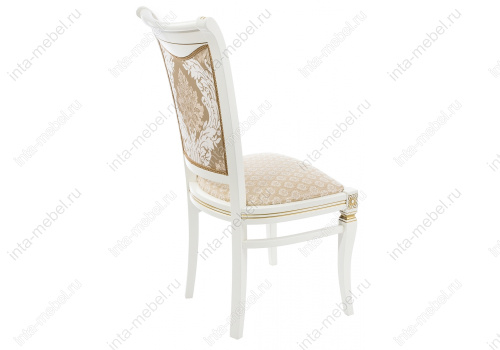 Стул деревянный Mariano молочный патина. Фото №4