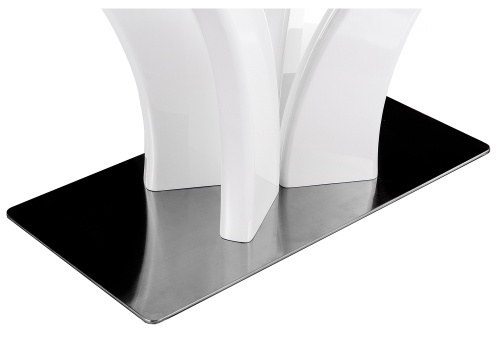 Стол стеклянный Horns 160 super white. Фото №8