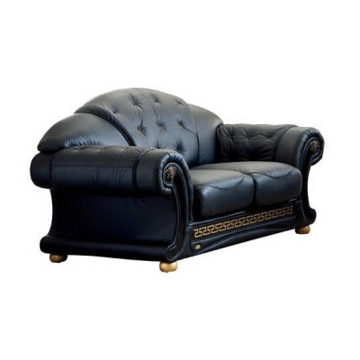 Диван Versace 2-х местный лавсит черный. Фото №4