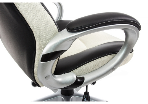 Компьютерное кресло Navara кремовое / черное. Фото №9