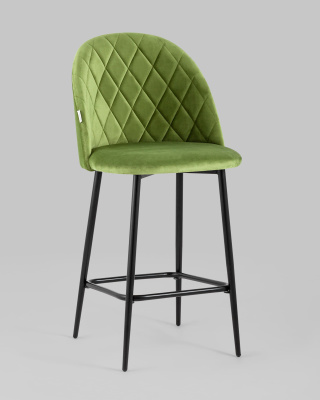 Стул полубарный Марсель велюр травяной. Фото №3