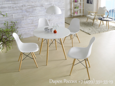 Круглый стол DUPEN RT-901 Белый. Фото