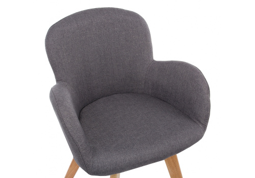 Стул деревянный Стул Asia wooden legs / grey fabric. Фото №6