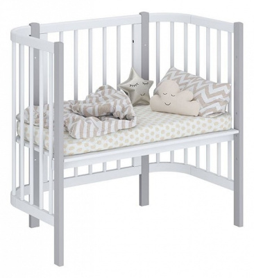 Кроватка Polini kids Simple 120, белый фото Кроватка Polini kids Simple 120, белый. Фото №3