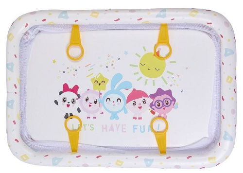 Манеж Polini Kids Малышарики Солнечный день, белый фото Манеж Polini Kids Малышарики Солнечный день, белый. Фото №6