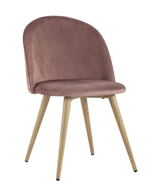 Стул Лион велюр с ромбами розовый. Фото №2