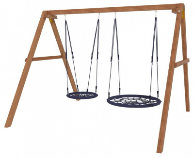 Качели детские Р911-21, коричневый фото Качели детские Р911-21, коричневый. Фото №3