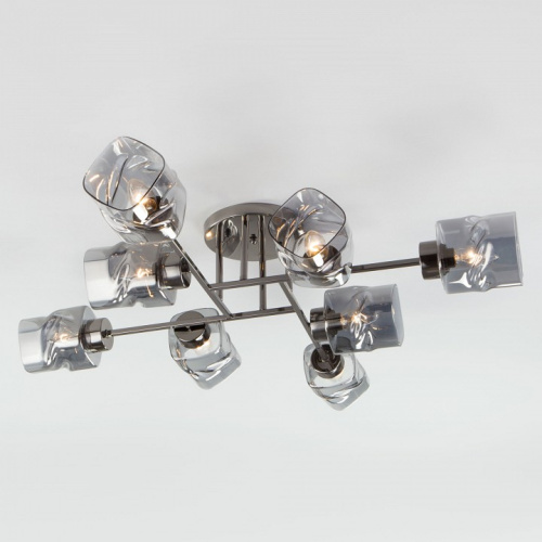 Потолочная люстра Eurosvet Hilari 30165/8 черный жемчуг. Фото №1