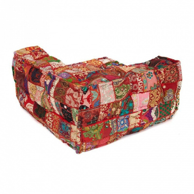 Модуль мягкий угловой  Secret De Maison GIPSY (mod. 10201) cotton patchwork, 60х80х43см, этнический красный фото Модуль мягкий угловой  Secret De Maison GIPSY (mod. 10201) cotton patchwork, 60х80х43см, этнический красный. Фото №2