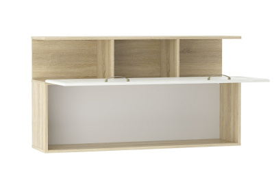 НМ 040.50 Ф Оливия Полка навесная Белое дерево, Дуб Сонома. Фото №2