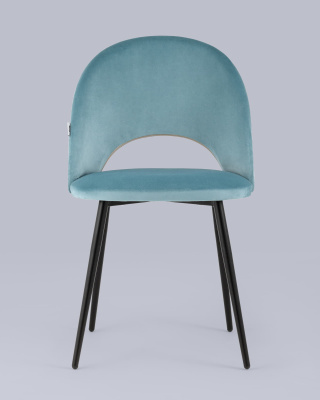 Стул Меган велюр пыльно-голубой фото Стул Меган велюр пыльно-голубой. Фото №5