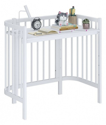 Кроватка Polini kids Simple 120, белый фото Кроватка Polini kids Simple 120, белый. Фото №4