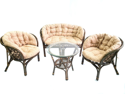 Комплект Багама с диваном и бежевыми подушками. Фото №5