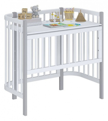 Кроватка Polini kids Simple 120, белый фото Кроватка Polini kids Simple 120, белый. Фото №5