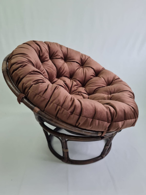 Подушка для кресла Папасан, цвет: коричневый. Фото